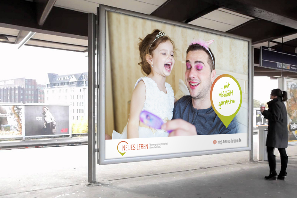 Imagekampagne zur Einführung des neuen Corporate Designs.