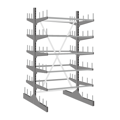 Visualisierung von Bauteilen durch Vektor-Illustrationen.