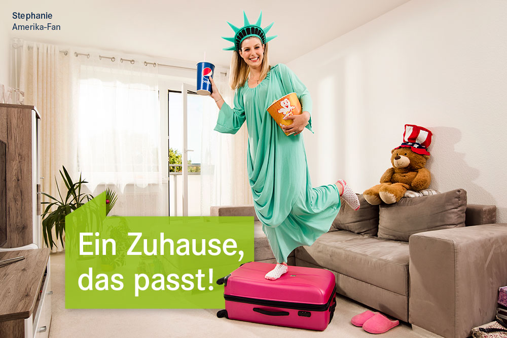 Image Kampagne für ein Wohnungsunternehmen, Mieter aus Halberstadt